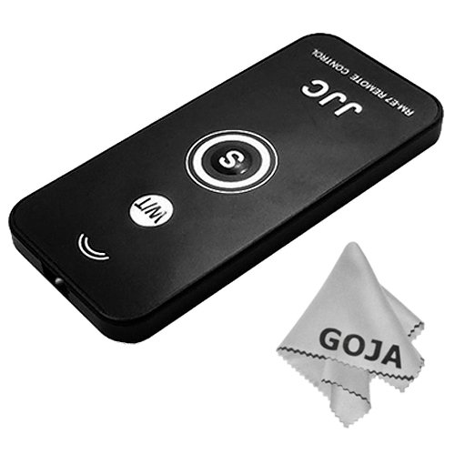 IR Wireless Remote Control for PENTAX Q, PENTAX DSLR (645D, K-m, K-r, K-x, K-01, K-5, K-7, K-30, K10D, K20D, K100D, K110D, K200D, K2000) *ist (D, DL, DL2, DS, DS2) + Premium Goja Microfiber Cleaning Cloth