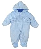 London Fog Boys Qanuk 1-Piece Plush Snowsuit (Sizes 0M - 9M)
