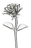 IMAGE OF Waterford Fleurology Glass Flower, Rose