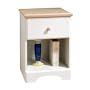 South Shore Furniture, Summertime Collection, Night Table, Pure White and Natural Maple