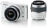 View Nikon 1 J1 Compact System Camera with 10-30mm and 30-110mm Double Lens Kit – White (10.1MP) 3 inch LCD Nikon 1 J1 Compact System Camera with 10-30mm and 30-110mm Double Lens Kit – White (10.1MP) 3 inch LCD Picture