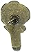 The Hillman Group 122292 Rose Push Pin Hanger, Antique Brass