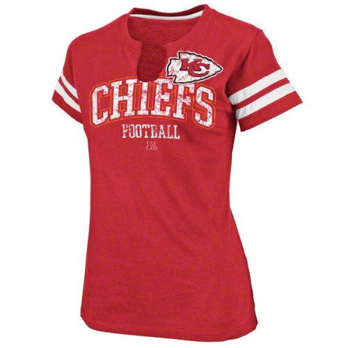 Kansas City Chiefs Women's Go For Two Red T-Shirt