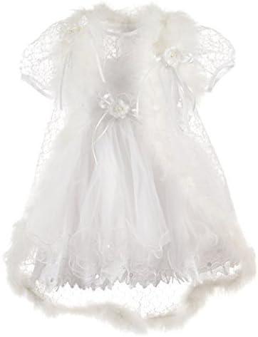 The Christening Collection Baby Girls' "Floating" 3-Piece Christening Outfit