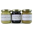 3 Jar Assortment L'Epicurien Gourmet French mustard with Truffle, Fig, Grape Must