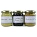 Gourmet Food : L'Epicurien Gourmet French mustard withTruffle, Fig, Grape Must or all three, One jar of each
