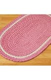 Colonial Mills CO79 Kids Chenille Accent Stripe - Pink, 2 x 9 ft.