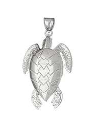 Clevereves 14K White Gold Pendant Turtles 14 - Gram(s)