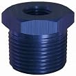 Earl's 991207 Blue Anodized Aluminum Female 1/2 NPT to Male 3/4 NPT Pipe Bushing Reducer