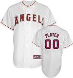 Bobby Abreu Youth Youth Jersey: Majestic Home White Replica #53 Los Angeles Angels of Anaheim Jersey