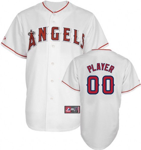 Bobby Abreu Youth Youth Jersey: Majestic Home White Replica #53 Los Angeles Angels of Anaheim Jersey