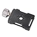 Andoer 38mm Aluminum Screw Knob Mini Quick Release Clamp Compatible with Arca Swiss for 38mm QR Plate
