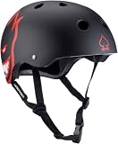 Protec CPSC Spitfire Helmet (Small, Matte Black/ Red)