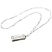 Silver Swan Mini Harmonica 4 Hole 8 Tone Necklace