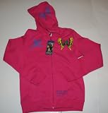 Ed Hardy Kids Girls Zip Hoody/Sweatshirt Size: XL/14 - Hot Pink