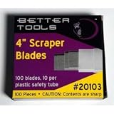 Carpet Tools: Better Tools - 4" Scraper Blades - (100 blades/box)