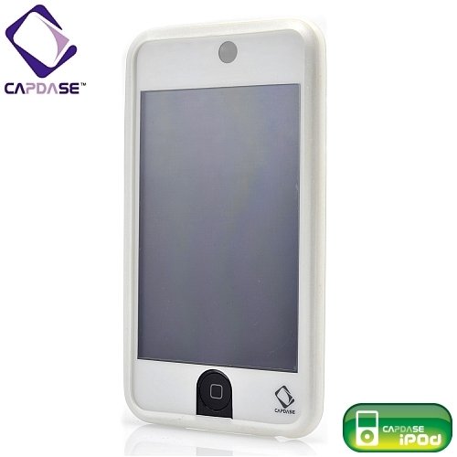 CAPDASE iPod touch 2nd & 3rd Generation Soft Frame Lino with Magic Glass, Pearl White 第２、第３世代 iPod touch 用 ソフトフレーム シリコンケース リノ パールホワイト SJIPT2-FNW0