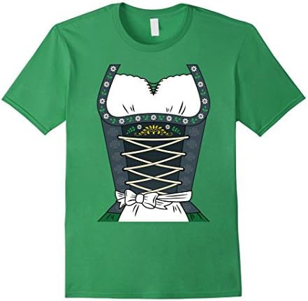 Men's Dirndl Dress Oktoberfest T-Shirt or Halloween Costume 2XL Grass