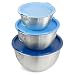 Tovolo Stainless Bowls with Lids, Set of 3