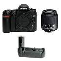 Nikon D80 10.2MP Digital SLR Camera + Nikon 18-55mm f/3.5-5.6G AF-S DX ED Zoom Lens + Nikon MB-D80 Battery Grip (Camera & Lens Refurbished by Nikon U.S.A.)