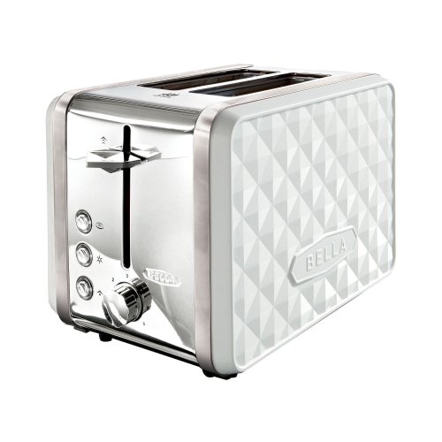 Buy Cheap BELLA 13728 Diamonds Collection 2Slice Toaster, White Buy