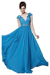 Lace Crystals Applique Beaded Crystal Chiffon/Taffeta/Tulle Evening Dress/Pageant Dress 