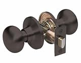 Master Lock BCO0410B Biscuit Passage Door Hardware with SilvaBond Antimicrobial Protected Finish, Oil Rubbed Bronze