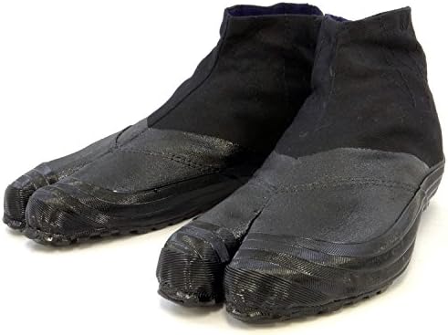 Law Top Ninja Shoes/Jikatabi/Outdoor Tabi/Marine shoes/Imported from Japan/Black/US 9/JP 27.0cm