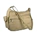 Genuine Leather Handbag with Cell Phone Holder & Organizer - In Black, Navy, Brown or Wine