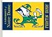 Notre Dame Fighting Irish CAR FLAG w/Wall Brackett Set of 2 - NCAA