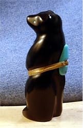 Jet Bear Fetish Carving