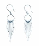 TF glaenzende Windspiel-Ohrhaenger; Sterling-Silber 925