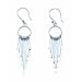 TF glaenzende Windspiel-Ohrhaenger; Sterling-Silber 925