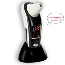 Thermom&egrave;tre Frontal et Auriculaire - Parlant - Derni&egrave;re technologie