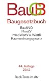 Produkt-Bild: Baugesetzbuch: mit Verordnung &uuml;ber die Grunds&auml;tze f&uuml;r die Ermittlung der Verkehrswerte von Grundst&uuml;cken, Baunutzungsverordnung, Planzeichenverordnung, ... Rechtsstand: 1. Februar 2012