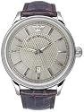 Armani Date Window Leather Band Mens Watch - AR0540