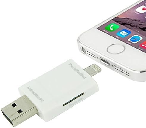 Landlord® i-FlashDrive USB HD Micro SD TF Card Reader Adapter i Flash Drive for iPhone5/5S/5C/iPhone 6,6S/iPhone 6,6S Plus/iPad Air/iPad mini/iPod touch 5