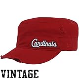 New Era St. Louis Cardinals Ladies Red Distressed Military Style Adjustable Hat