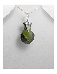 CZ Pendant Necklace In 92.5 Sterling Silver