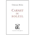 Carnet du soleil