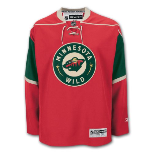 Minnesota Wild Reebok Premier Youth Replica Home NHL Hockey Jersey Size S/M