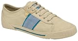 Gola Women's Dice Canvas Lace Ecru/Powder Blue Cla043 7 Uk Regular