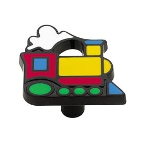 Liberty Hardware PBF953Y-112-CP Train Knob, Mixed Finishes