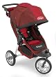 Baby Jogger City Elite Single Stroller - Red/Black