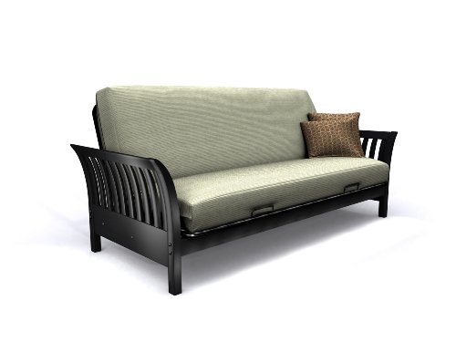 American Furniture Alliance Florenzia Metal/Wood Frame Full, Black Lacquer
