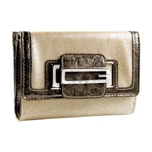 Buy Ladies Camden Stone Multi Synthetic Leather Tri-Fold Wallet by Guess by GUESS