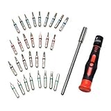 Syba SY-ACC65041 30-in-1 Precision Screwdriver Set with Full-size Color-Coded Bits with Bright Yellow Carrying Case