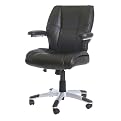 Deluxe Executive Mid-Back Chair - PurSoft Black