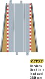 Scalextric C8233 Lead In Lead Out Border Barrier 1:32 Scale Track Accessory