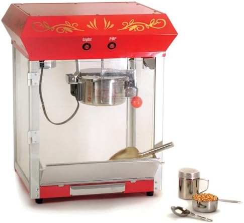 Red Tabletop Popcorn Maker Machine Elite by Maxi-Matic - 4 oz Popper